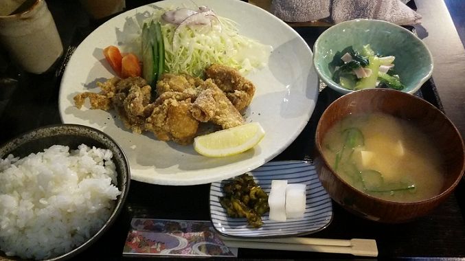 香り唐揚げ定食セット