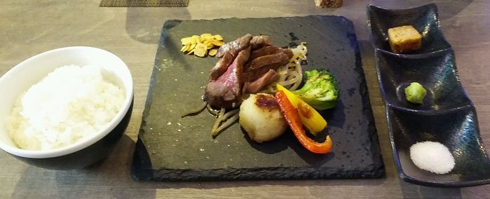 A5ランク黒毛和牛ステーキランチ