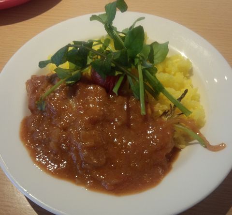 鶏もも肉のハンガリー風シチュー