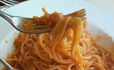スパゲティの麺