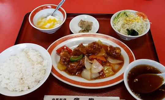 酢豚定食