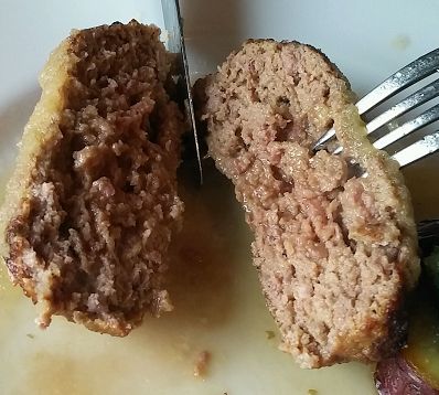 ハンバーグの中味
